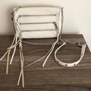 White Rebecca Minkoff crossbody bag